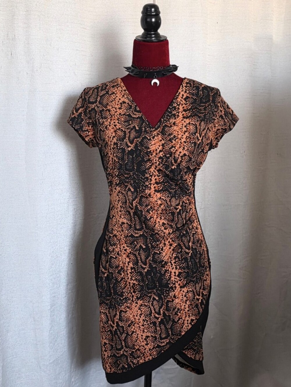 Snake Print Dress